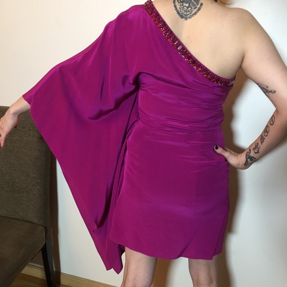 Fuchsia Roberto Cavalli Silk - Picture 5 of 6